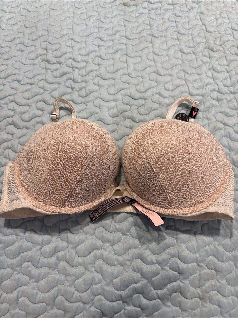 Victoria's Secret Pale Pink Lace Demi Bra nwt - Picture 2 of 5